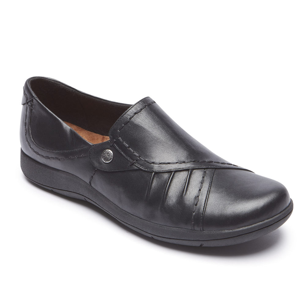 Rockport Singapore Womens Flats - Daisey Monk Black - SW7846539